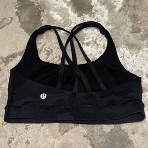 lululemon athletica Black Camo Sports Bra